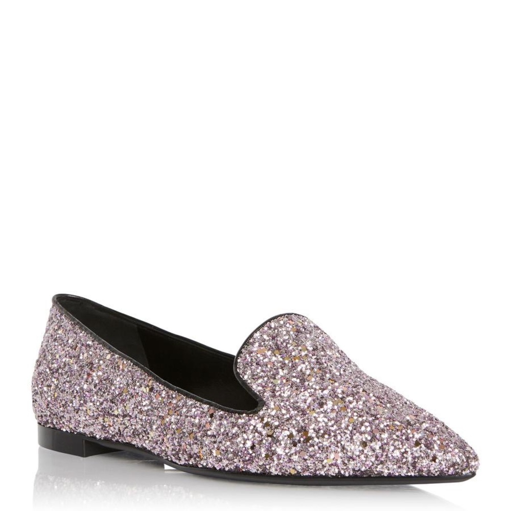 NEW POLLICE LEE BEATRICE SLIPPERS Light Pink Glitter Size 39.5